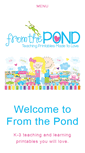 Mobile Screenshot of fromthepond.com.au